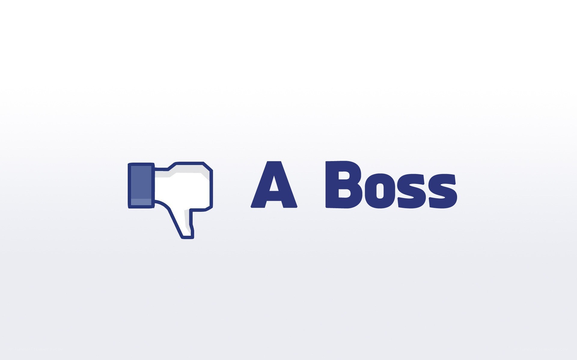 A Boss thumbs down