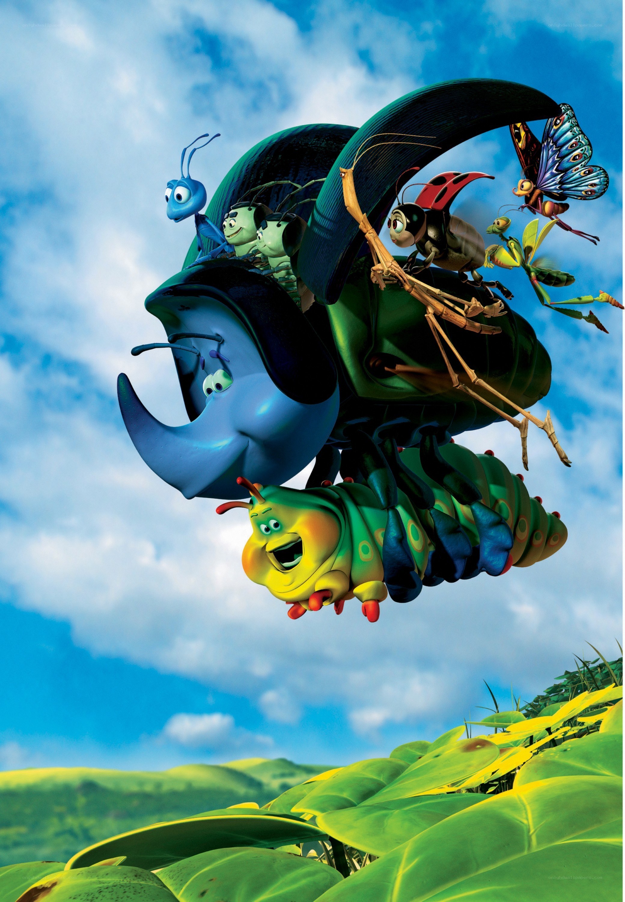 A bug's life movie poster