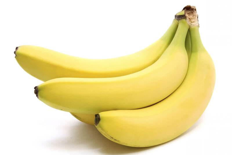a bunch of ripe bananas