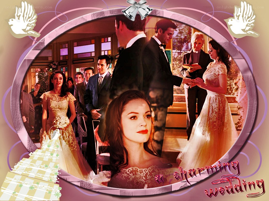 a charming wedding collage