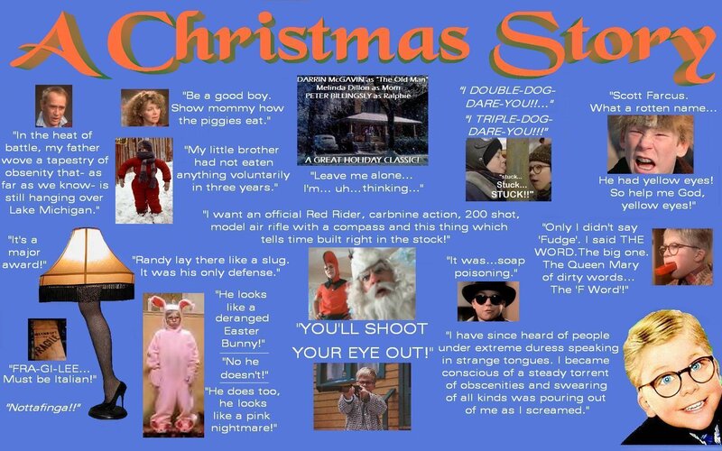 A Christmas Story Movie Collage