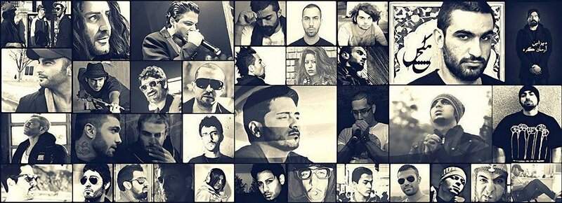 A collage of a man's photos