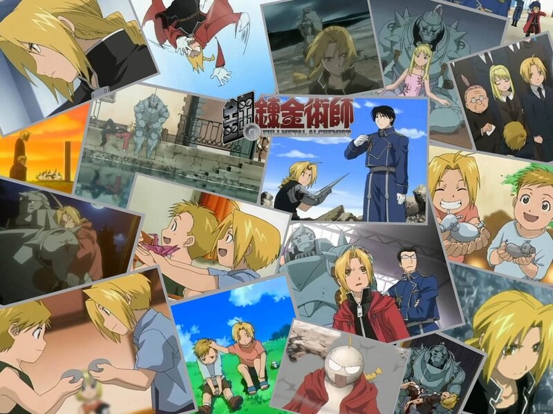 A Collage of Anime Scenes