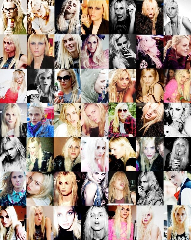 A collage of blonde woman photos
