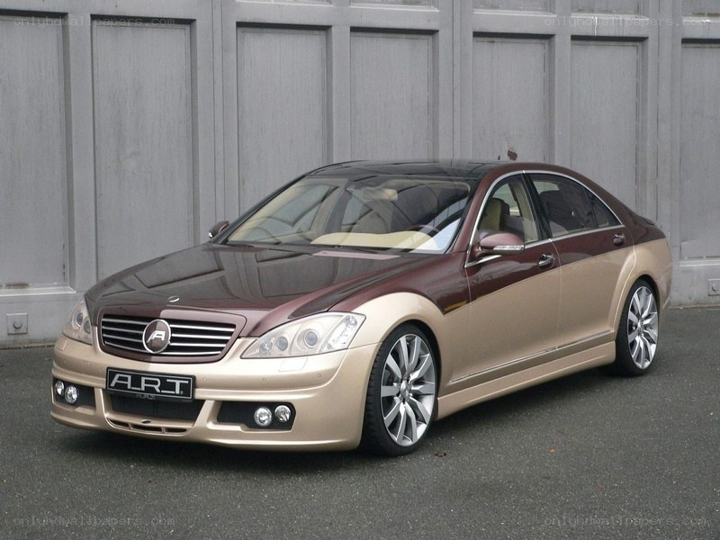 A customized Mercedes-Benz S-Class