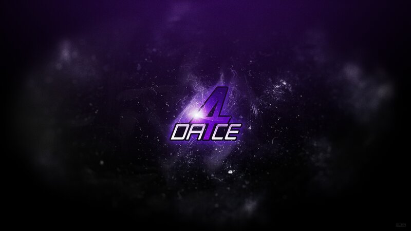 A Dance logo on purple background