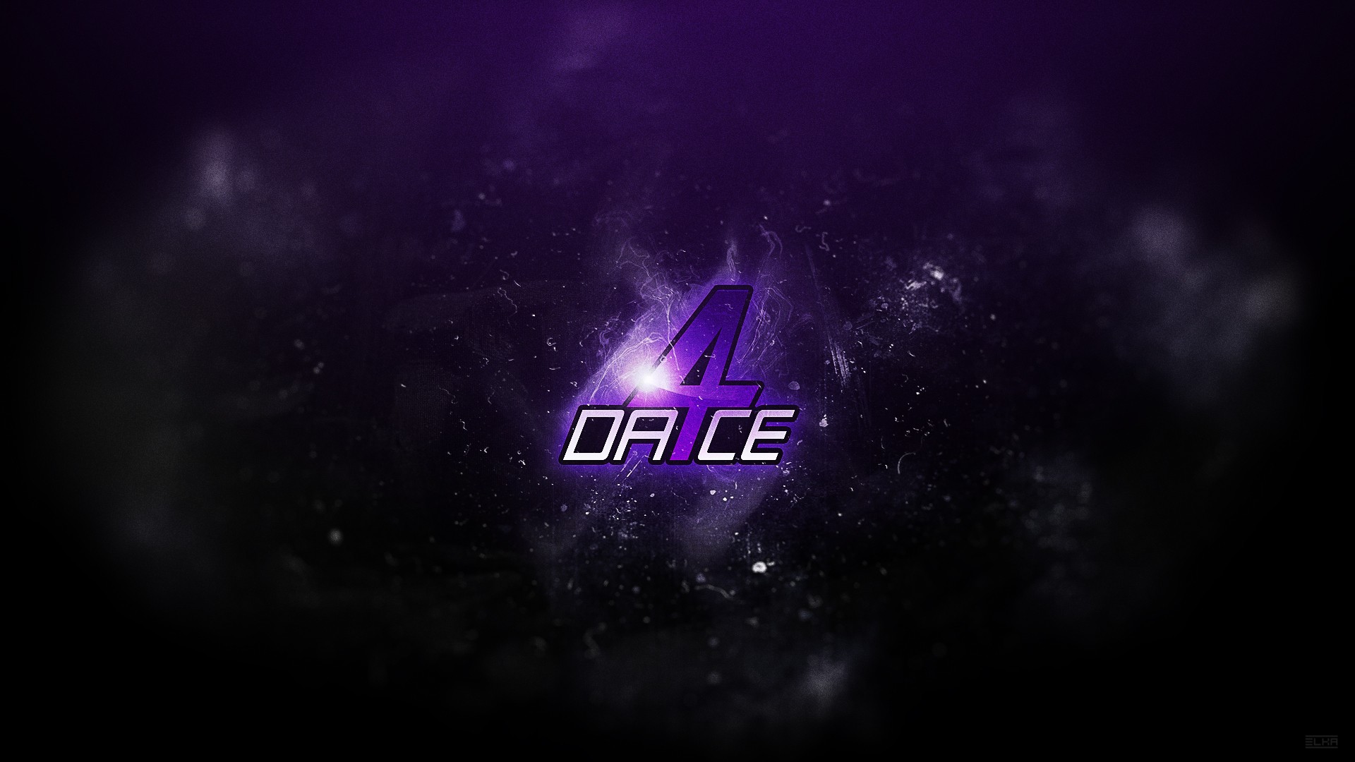 A Dance logo on purple background
