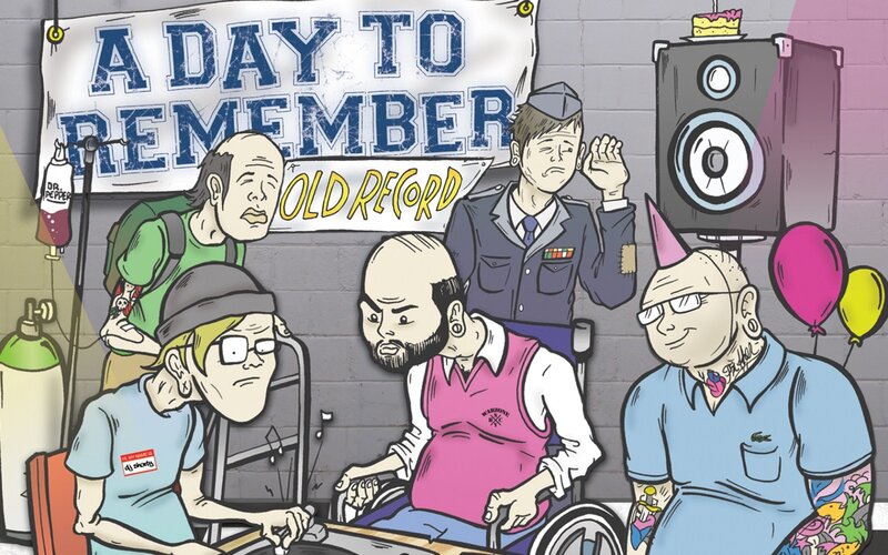A Day to Remember band illustration