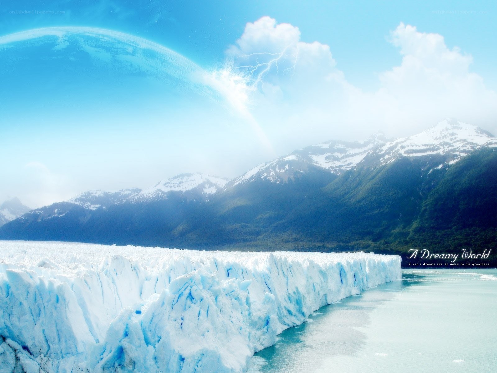 A Dreamy World Glacier