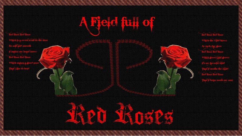 A Field Full of Red Roses