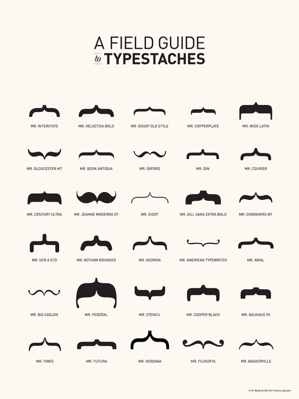 A Field Guide to Typestaches