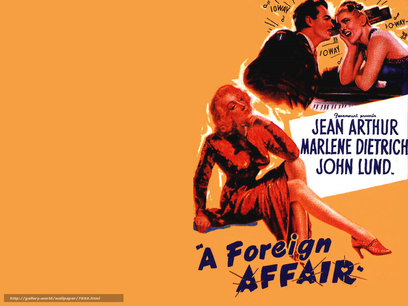 A Foreign Affair movie poster