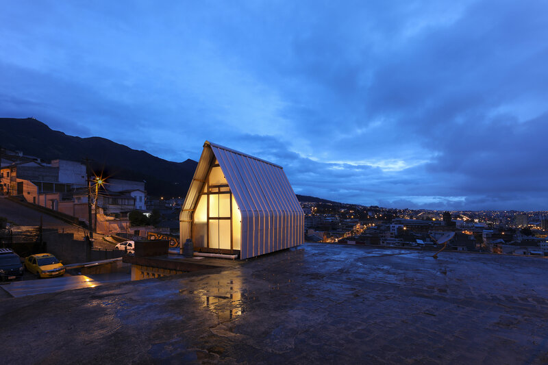A-frame Structure on Rooftop
