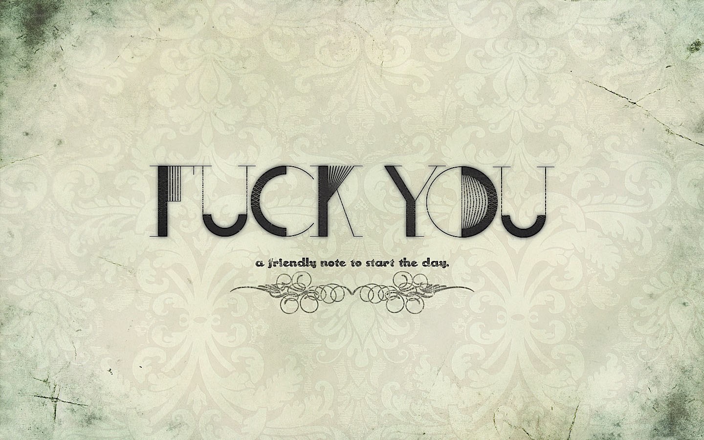 a friendly note to start the day