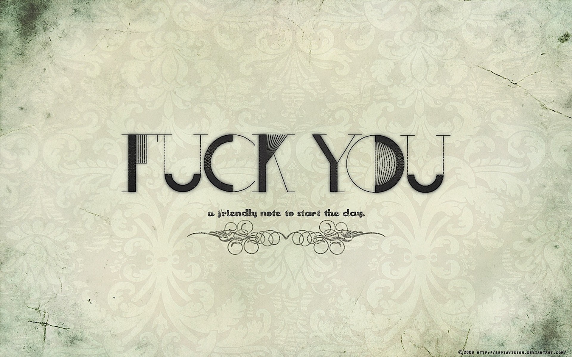 a friendly note to start the day