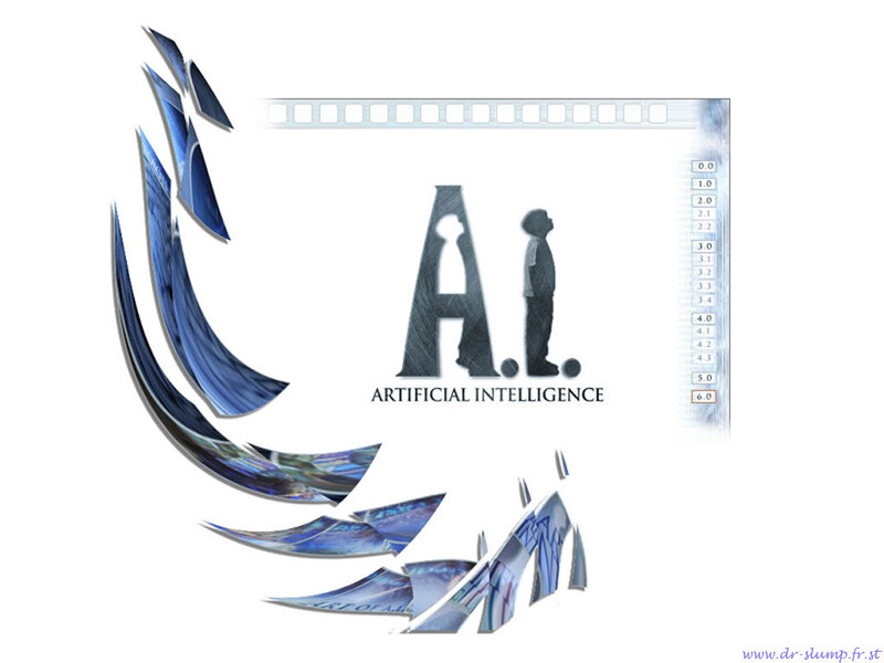 A.I. Movie Logo — Blue