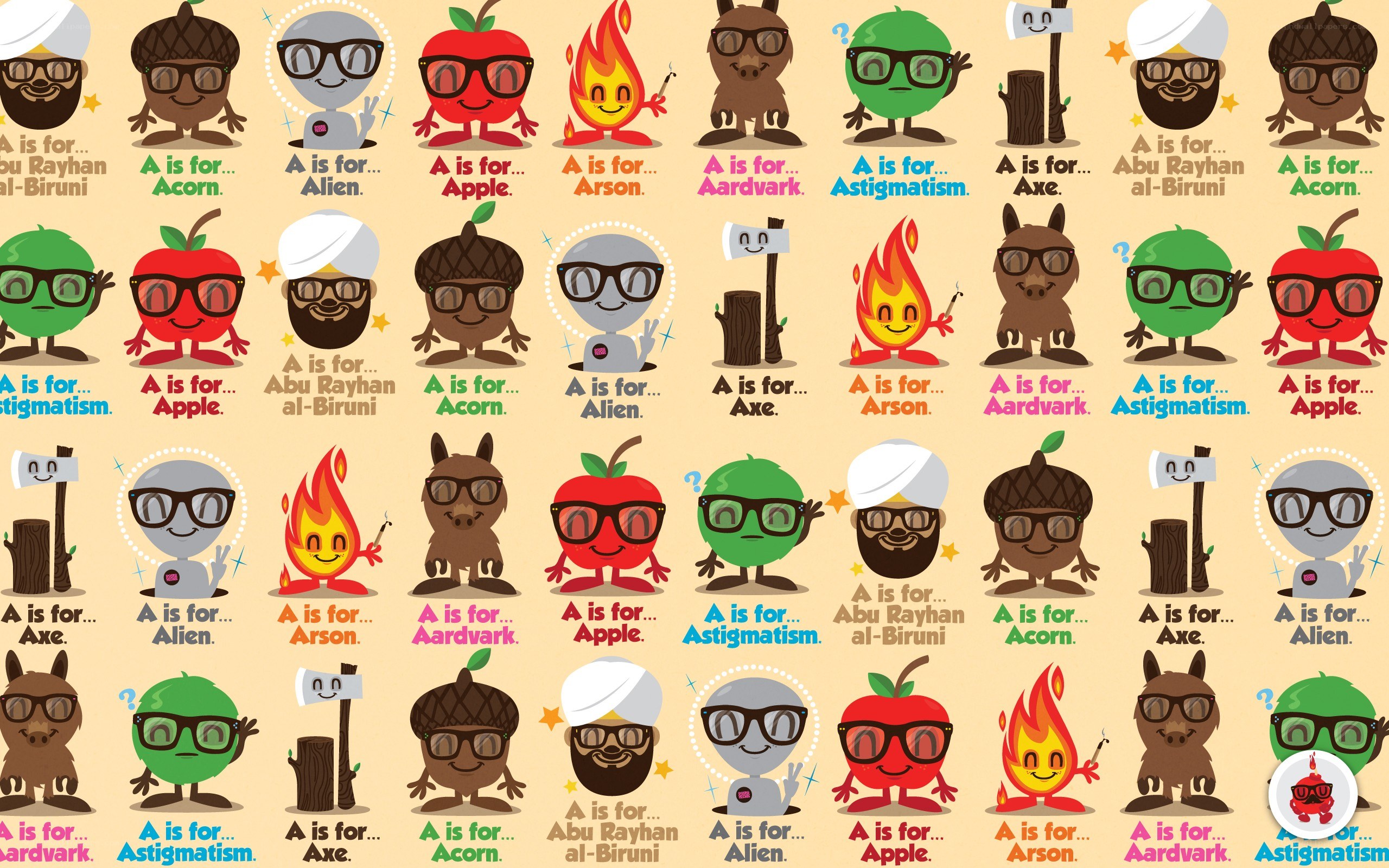 A is for alphabet characters