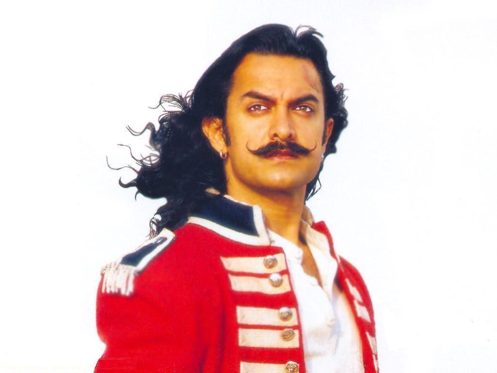 A man in a red military jacket