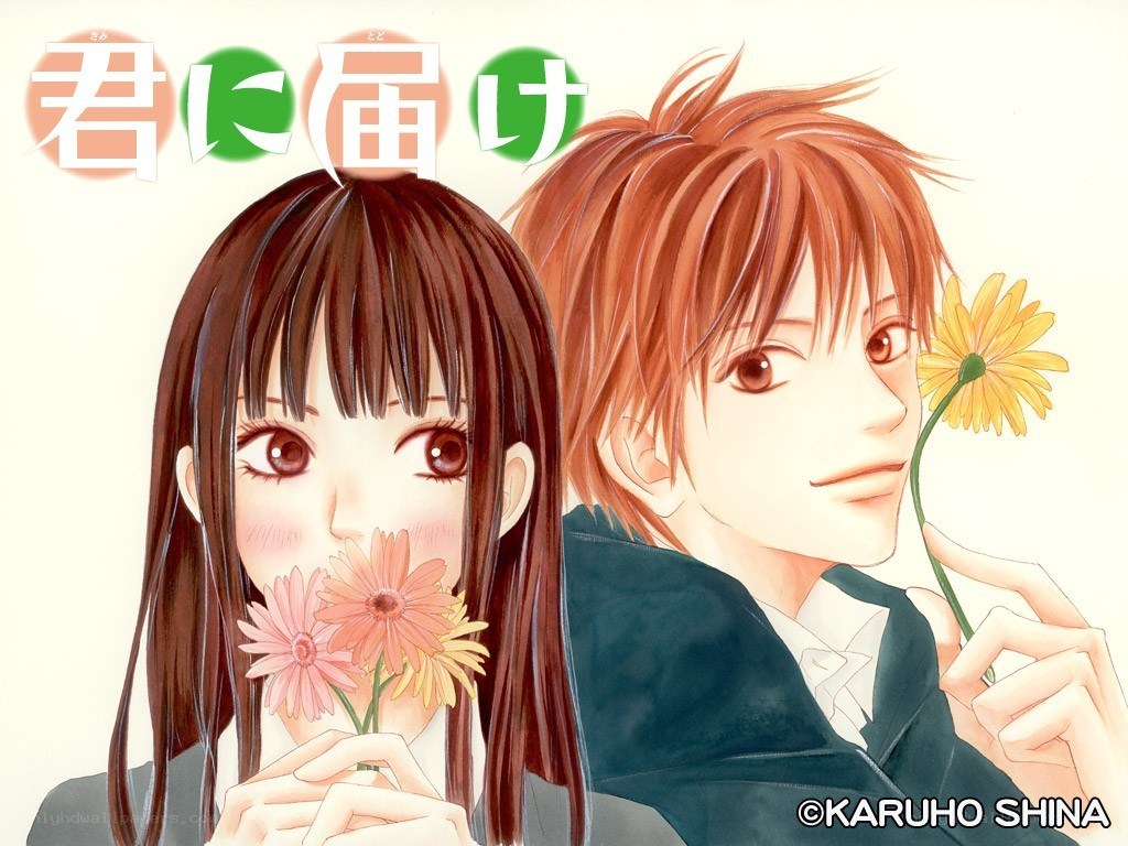 A manga cover with two characters