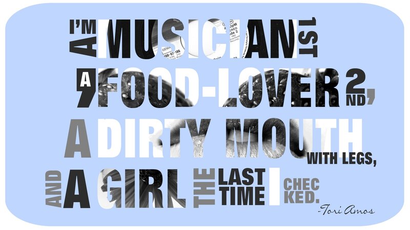 A musician, a food-lover
