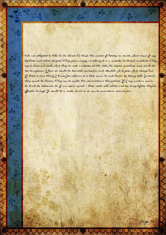 A page of handwritten text