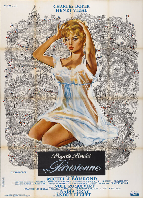 A Parisian woman poster