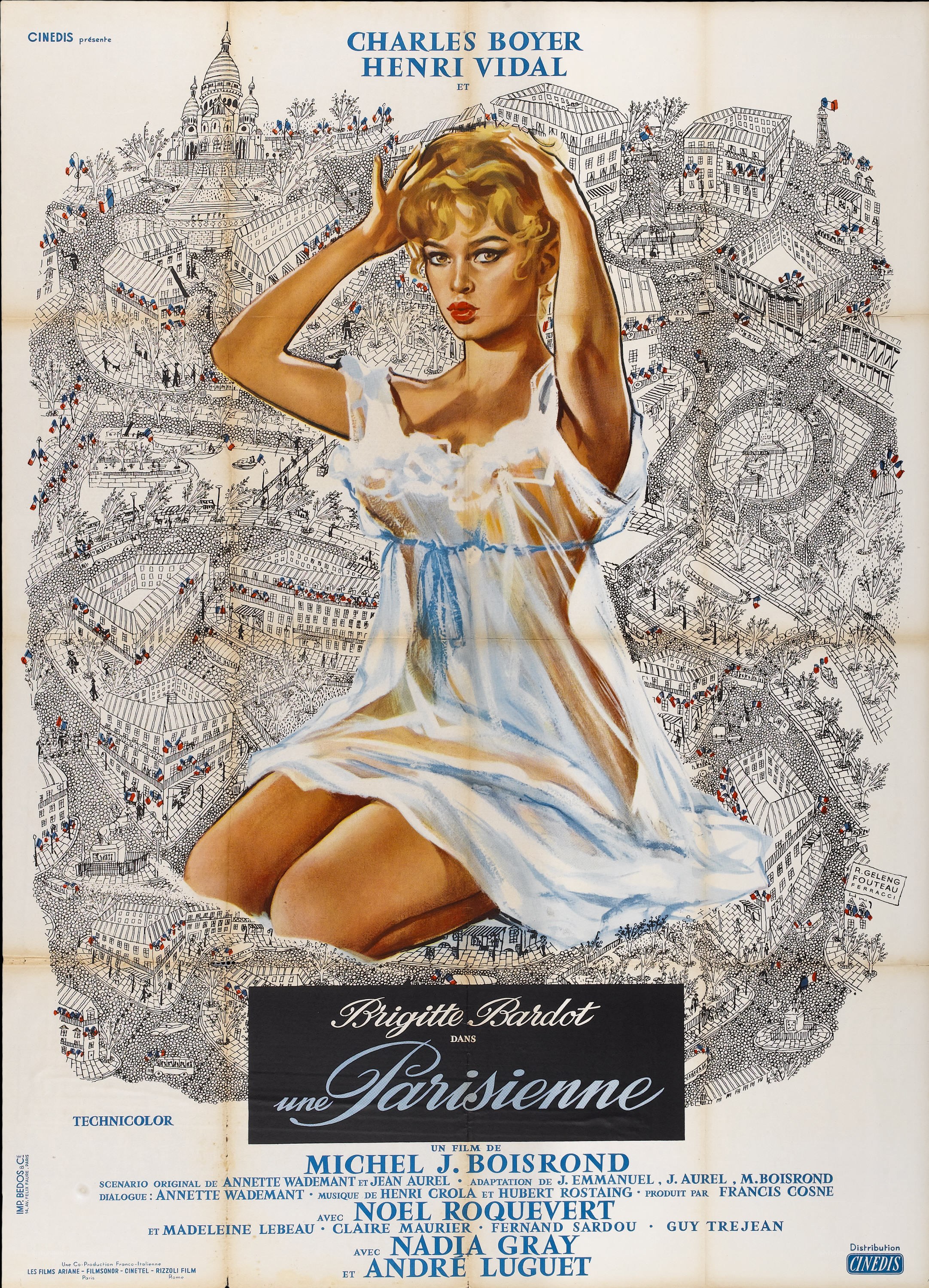 A Parisian woman poster