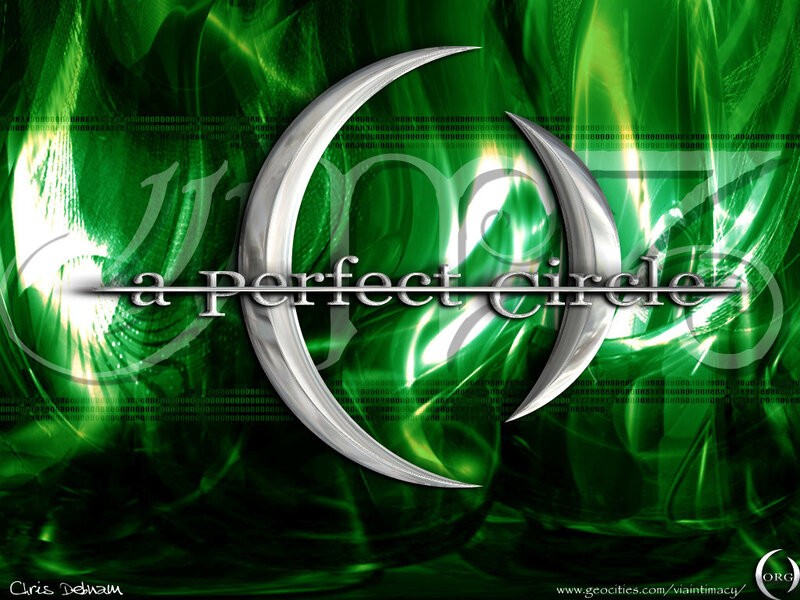 A Perfect Circle Logo — Green