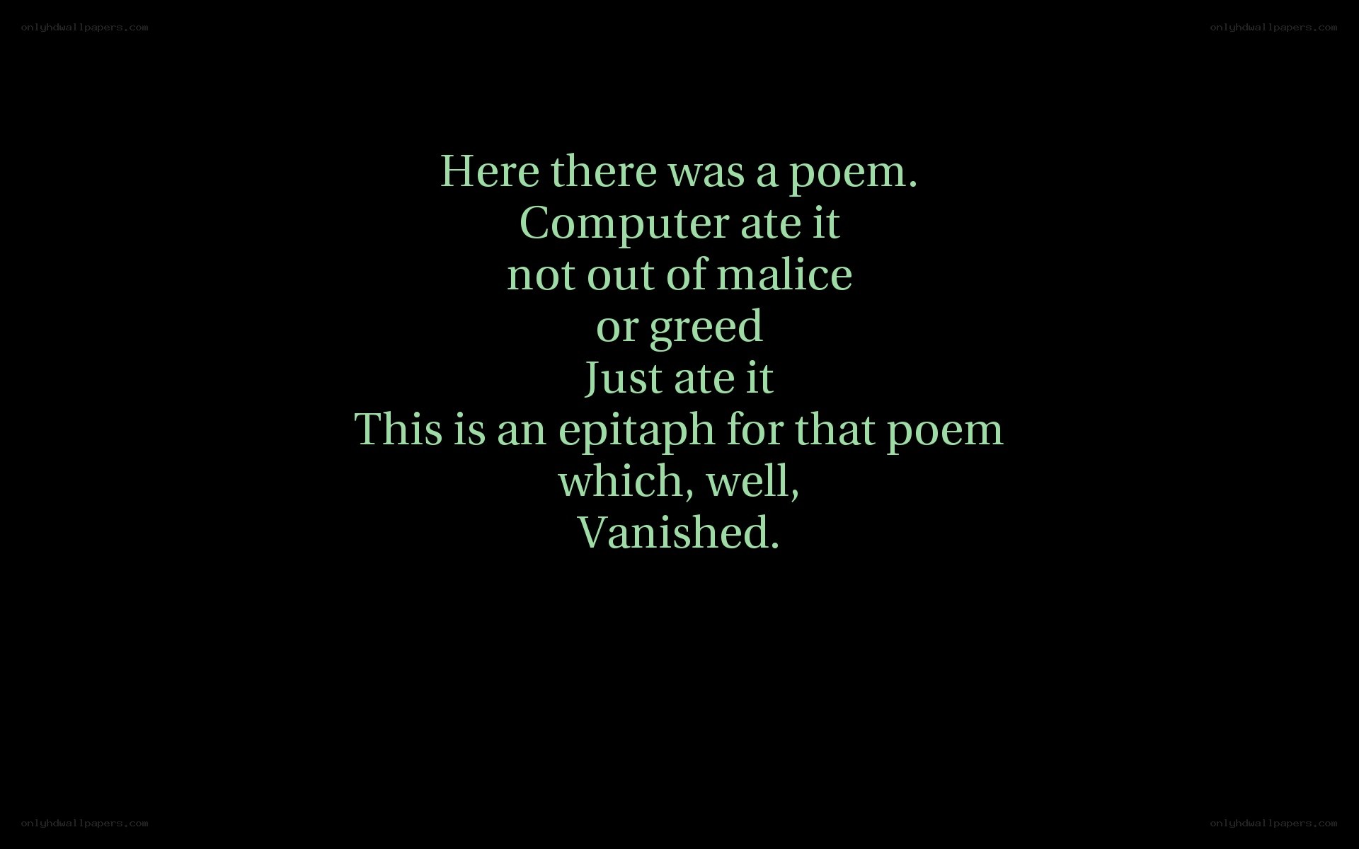 A poem about a computer