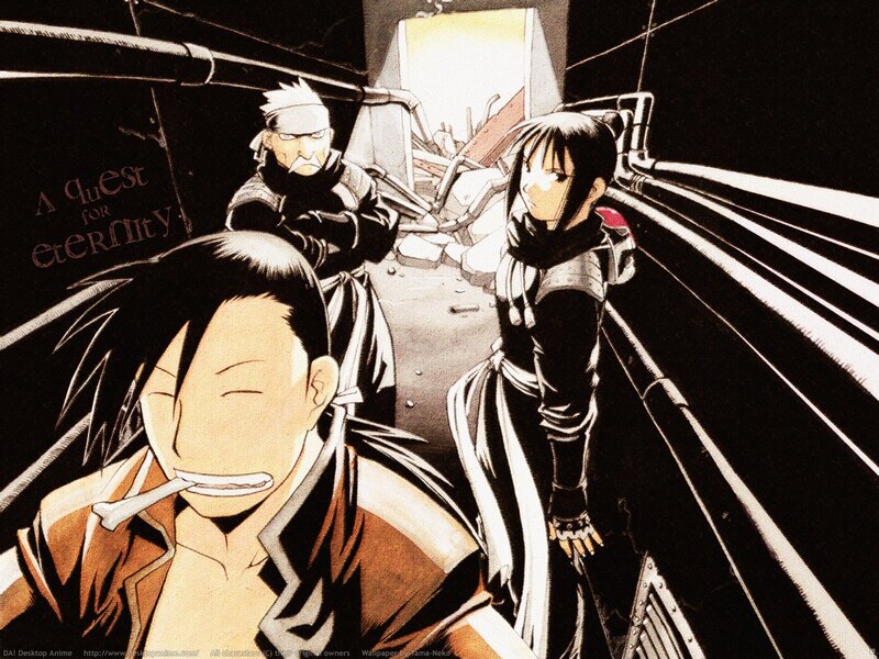 A Quest for Eternity anime scene