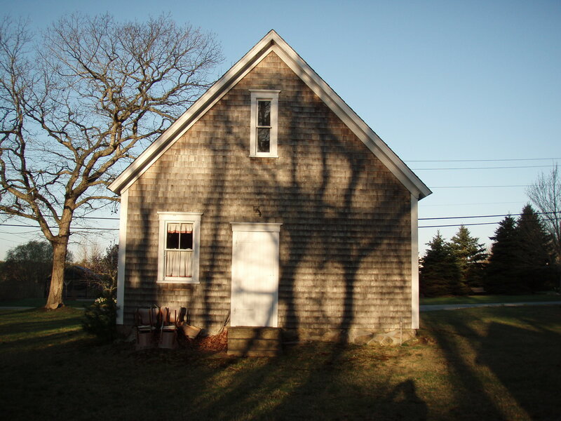 A small wooden house in the countryside