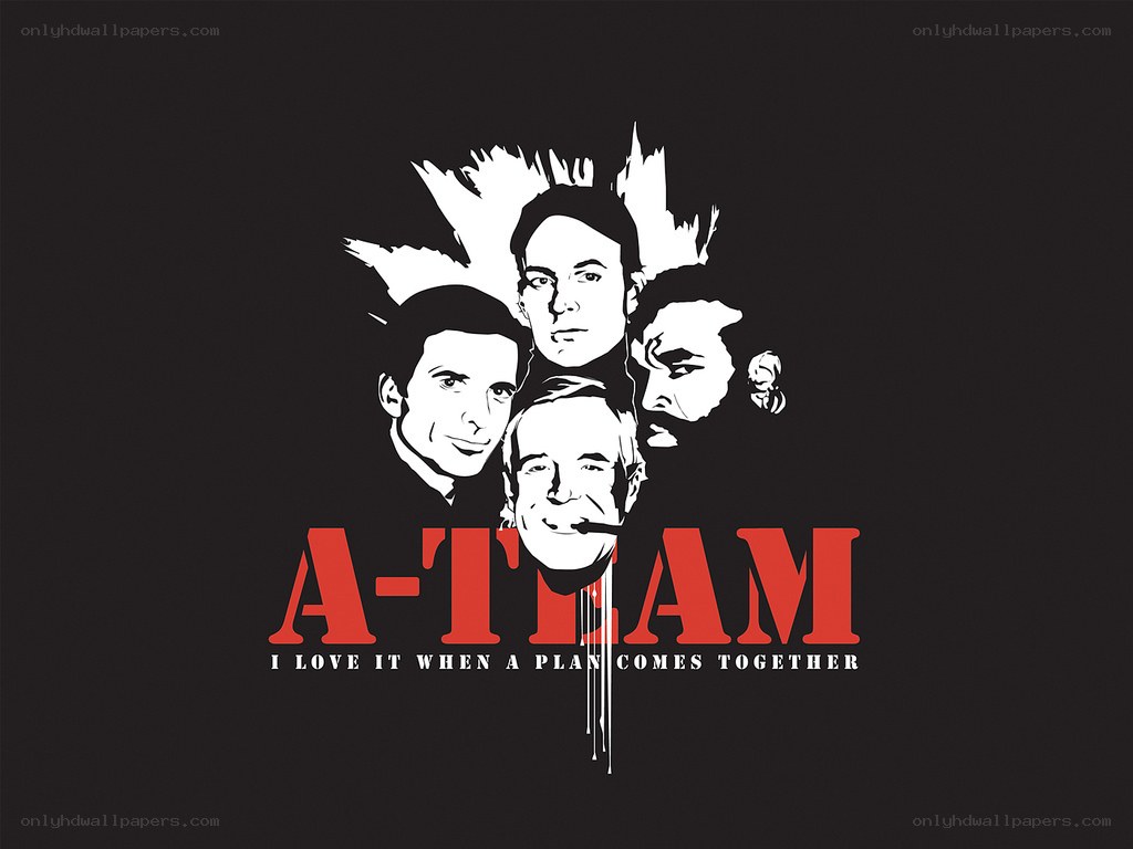 A-Team logo with tagline