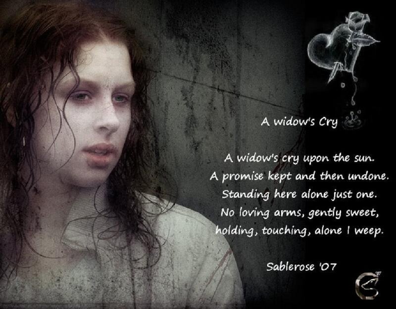 A widow's cry