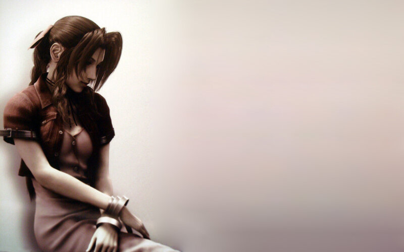 A woman in a brown dress