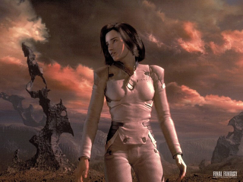 A woman in a futuristic suit