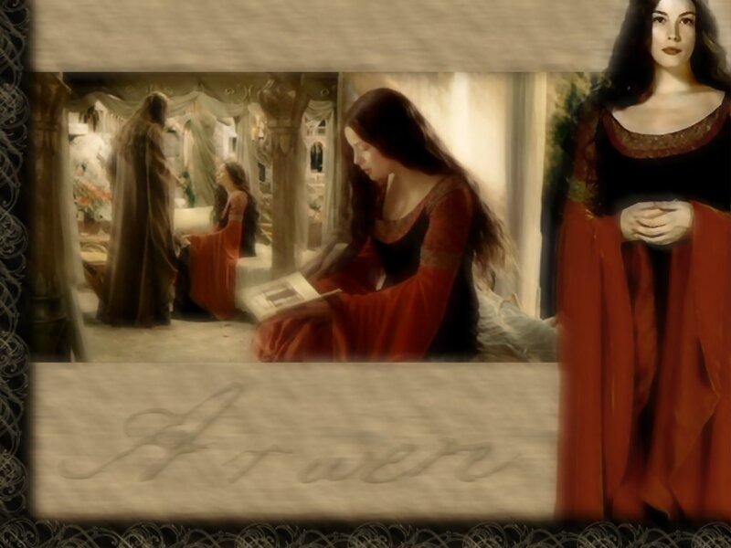 A woman in a red dress