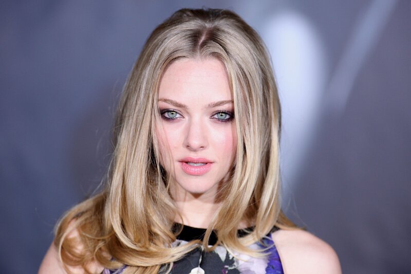 A woman with blonde hair