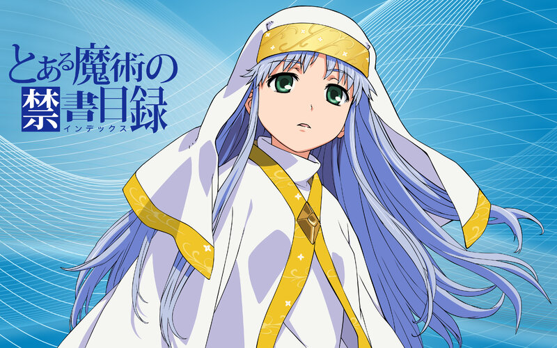A young girl in a white robe