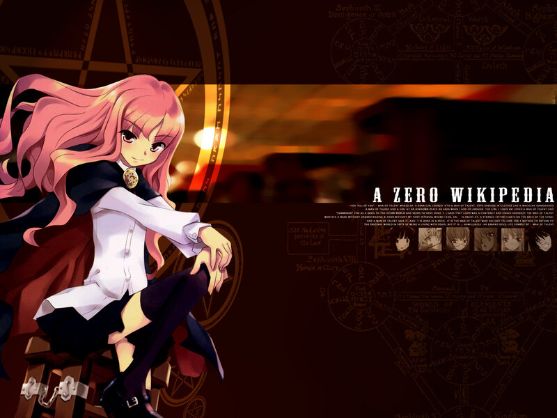 A Zero Wikipedia character art