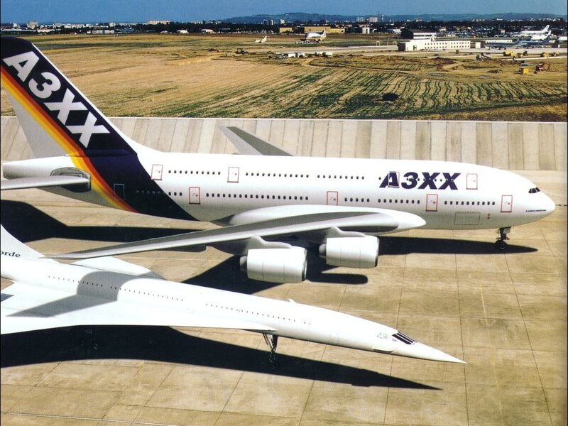 A3XX aircraft on tarmac