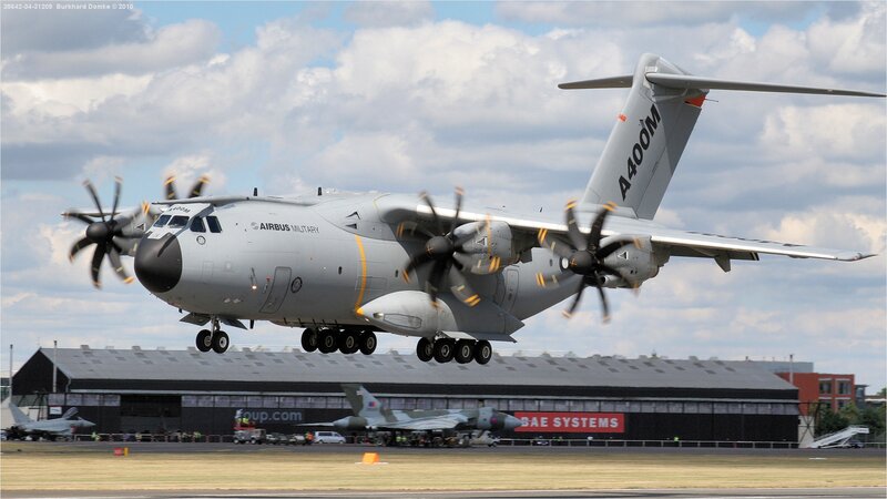 A400M Military Transport Aircraft — Gray