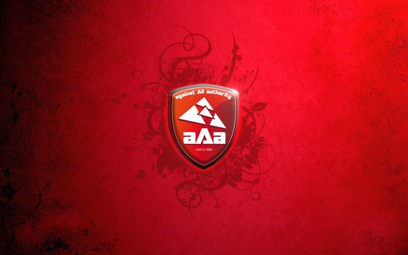 AAA Logo on Red Background