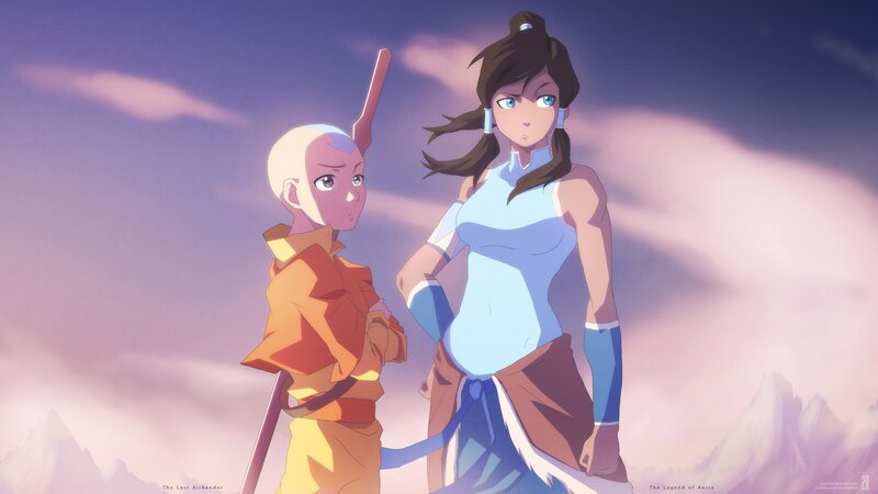 Aang and Katara