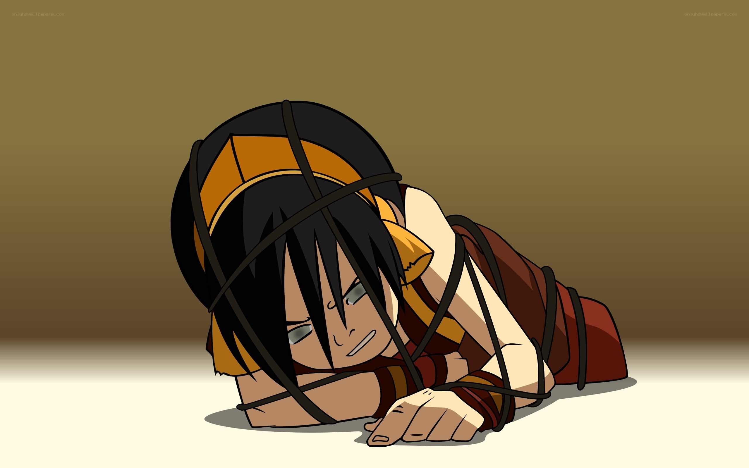 Aang bound and restrained