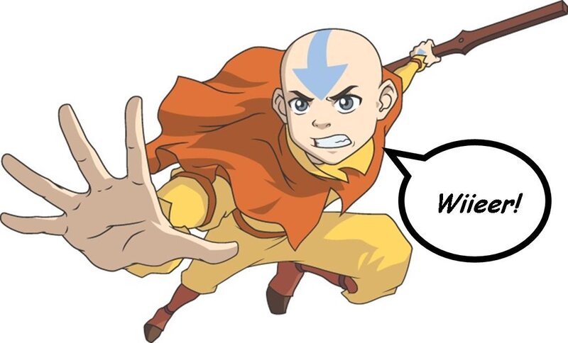 Aang in action