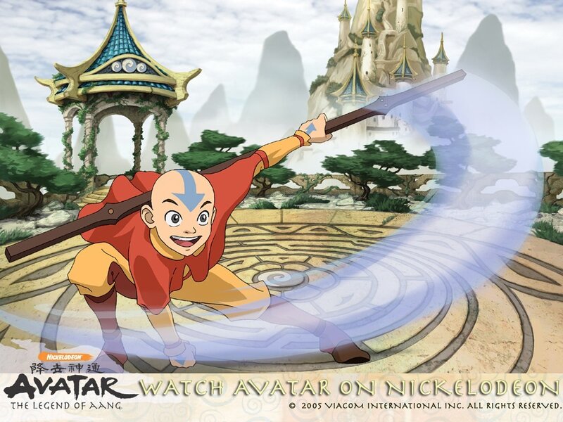 Aang in Red Robes