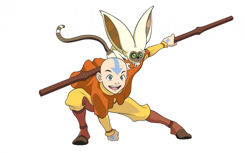 Aang with Appa
