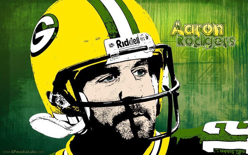 Aaron Rodgers in Helmet