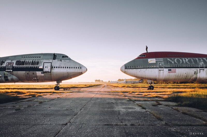 Abandoned Airplanes — Gray