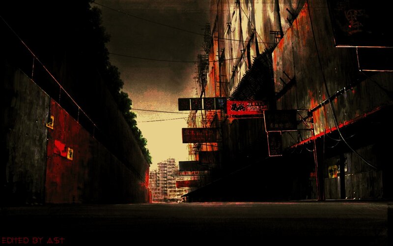 Abandoned Alleyway — Black